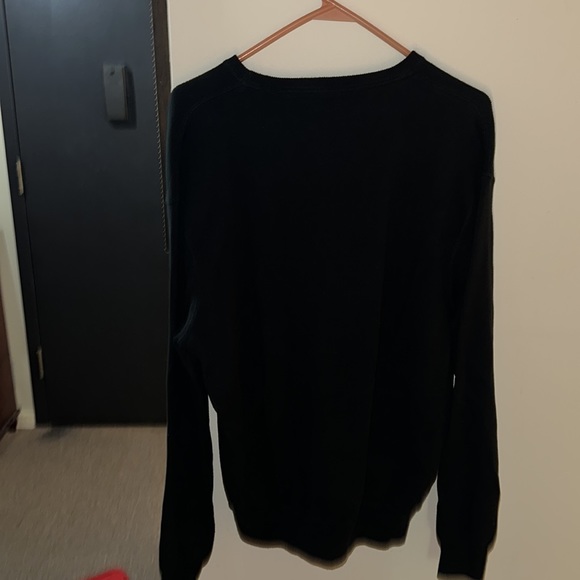 NWOT Black polo sweater size large - Picture 4 of 4